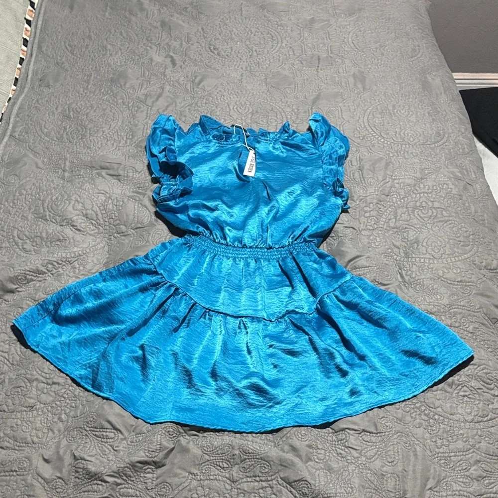 Steve Madden Blue Mini Dress β’ NWT β’ Size S - Picture 2 of 6